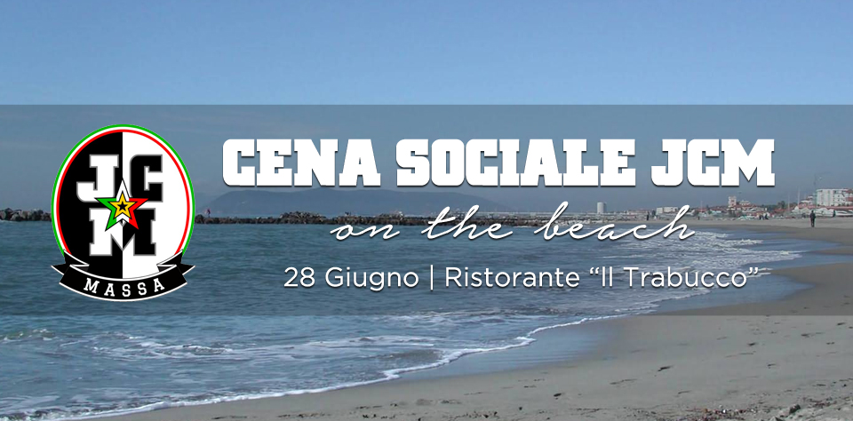 Cena Sociale JCM on the beach
